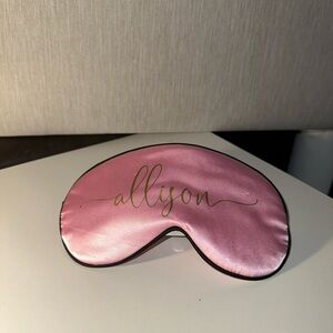 Pink Satin Sleep Mask - Allison